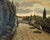 Gino Romiti, Rural Landscape, 1960s, Oil Painting on Panel, in Flawless conditions. Designed 1960 to 1969