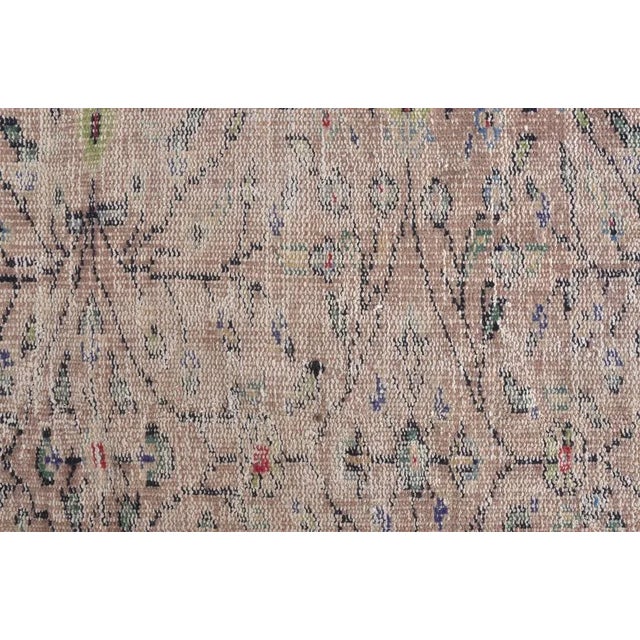 Textile Handmade Turkish Rug For Sale - Image 7 of 17