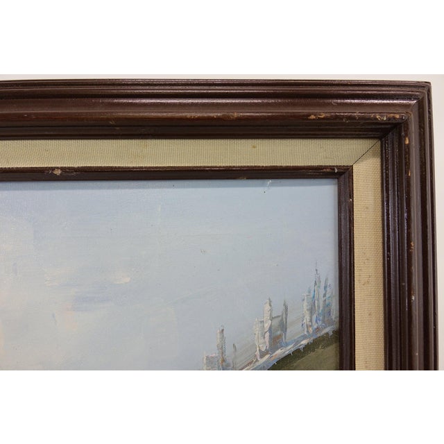 Traditional Paris Rainy Day – Signed Original Oil on Canvas For Sale - Image 3 of 6