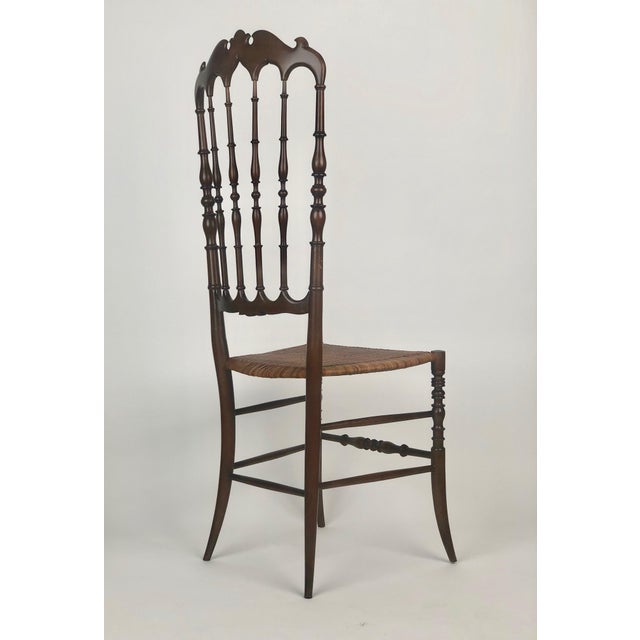 Set of Mid-Century Chiavari Chairs with Cane Seats, 1955 For Sale - Image 13 of 18