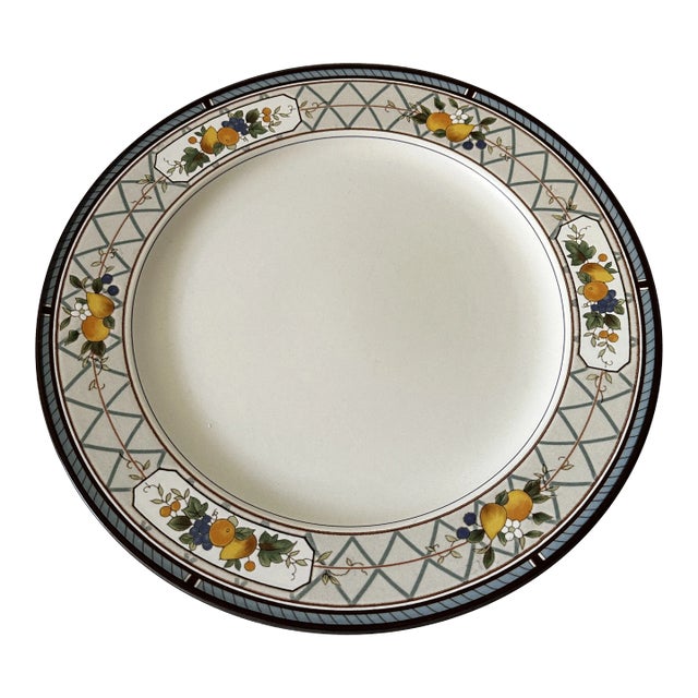 1990s Vintage Mikasa Provincial Chop Plate For Sale