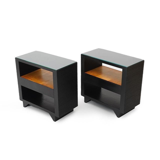 Art Deco Bedside Tables, 1930s, Set of 2 For Sale - Image 4 of 15