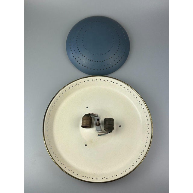 Metal Vintage Ceiling Lamp by Ernest Igl for Hillebrand Design, 1950s For Sale - Image 7 of 18