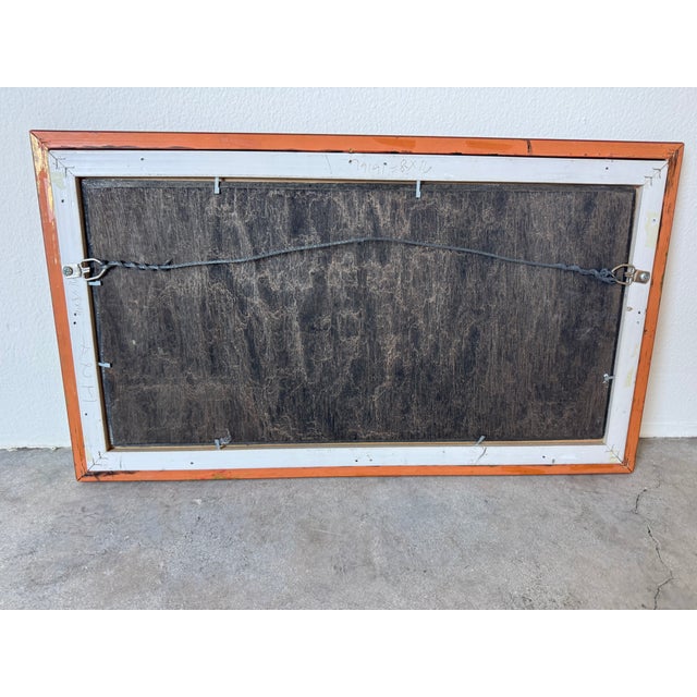 Vintage Parisian Street Scene Oil on Plywood – Framed For Sale - Image 12 of 12