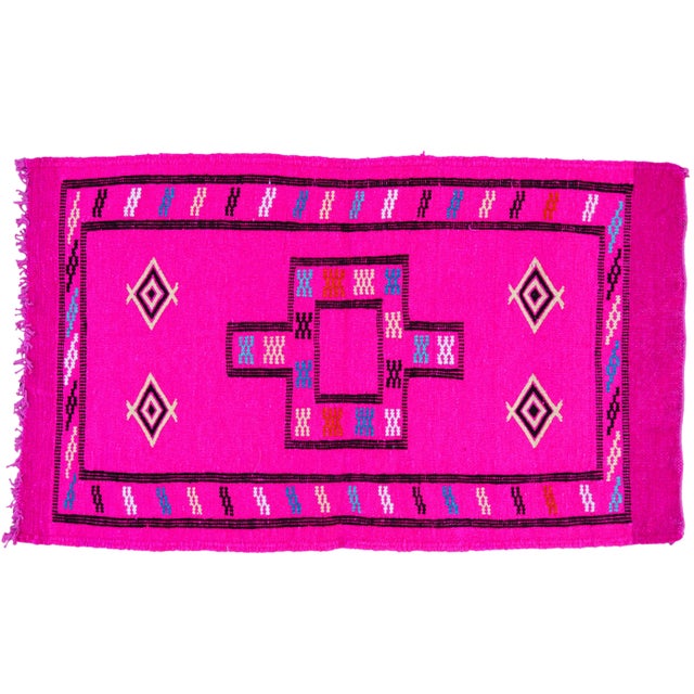 Moroccan Rug, 3'2" X 1'8" For Sale - Image 4 of 4