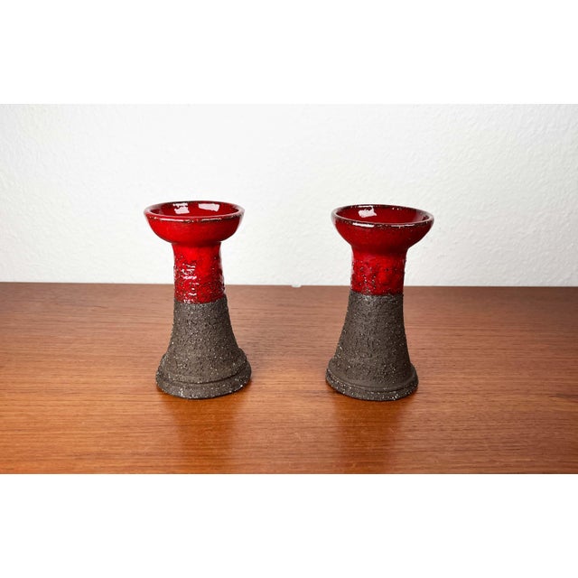 Mid-Century Modern Danish Studio Pottery Candleholder from Lovemose, 1960s, Set of 2 For Sale - Image 10 of 18