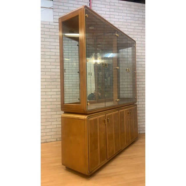Mid-Century Modern Mid Century Modern American of Martinsville Mirror China Cabinet For Sale - Image 3 of 6