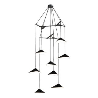 Emily V8 Group in High Gloss Paint Pendant Light from Moss Objects For Sale