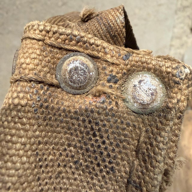 Vintage Military Bread Bag (Musette Bag) Canvas Decoration For Sale - Image 11 of 15