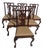 Early 20th Century Walnut Chippendale Ball & Claw Style Dining Chairs - Set of 6 For Sale