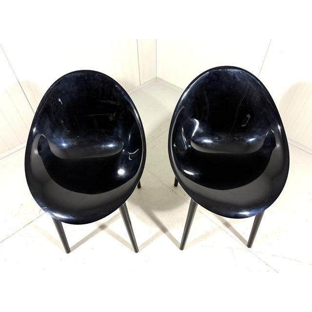 Super Impossible armchairs by Philippe Starck for Kartell, Italy. “A new glossy version of Starck’s Mr Impossible chair....