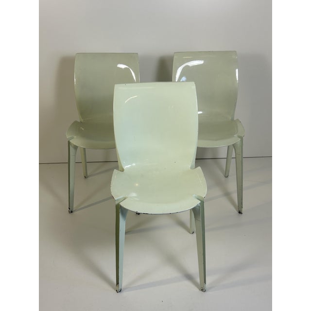 Metal Three Lamda Chairs by Marco Zanuso and Richard Sapper for Gavina, 1960s, Set of 3 For Sale - Image 7 of 13