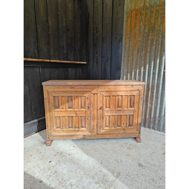 Wood Low Sideboard in Pine, 19th Century For Sale - Image 7 of 18