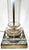 Metal Vintage Glass Column Table Lamp For Sale - Image 7 of 9