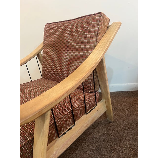 1960s Mid Century Modern MCM Fox Manufacturing Lounge Chair For Sale - Image 5 of 11