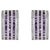 Amethyst Multi-Line Bar Earrings With Zircon Accents in 925 Silver, A Pair For Sale - Image 9 of 9