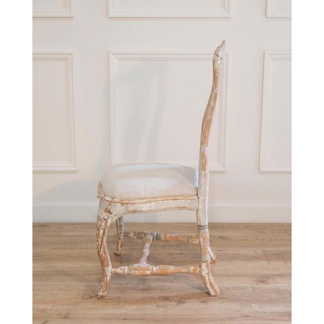 Swedish Rococo Chair from Stockholm with Scraped Original Paint, Circa 1760 For Sale In Atlanta - Image 6 of 10