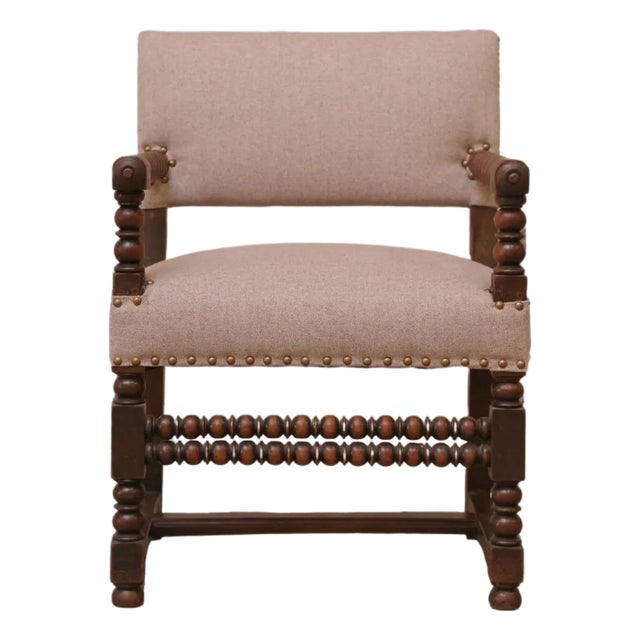 19th Century French Bobbin Chair For Sale