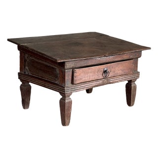 Small Antique Indonesian Teak Writing Table, 1930s For Sale