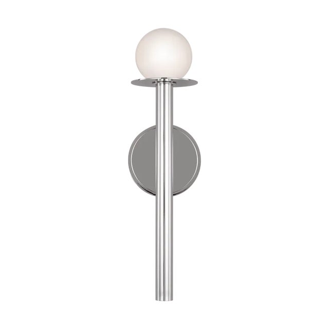 The Nodes wall sconce is minimal yet bold, highlighting Kelly's distinctive juxtaposition of mixed-materiality and...