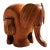 Mid 20th Century Wood Elephant Toothpick Holder For Sale