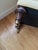 Great condition, beautiful tufted Chesterfield style settee +2 very high-quality designer pillows to set it off. Maker...