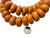 Vintage African Necklace/ Currency 50 Amber Beads Nigeria For Sale In New York - Image 6 of 7