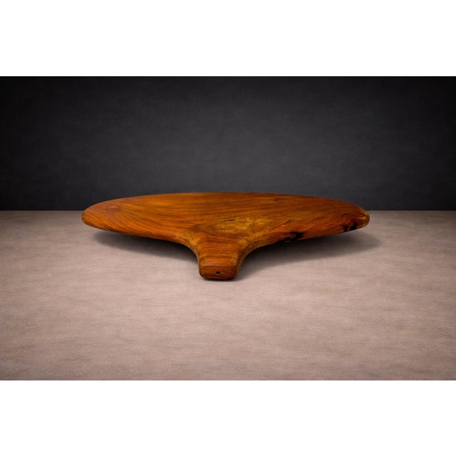 2020s Large Cheese Board in Tzalam Wood, Taller Maya, Mexico, 2024 For Sale - Image 5 of 11