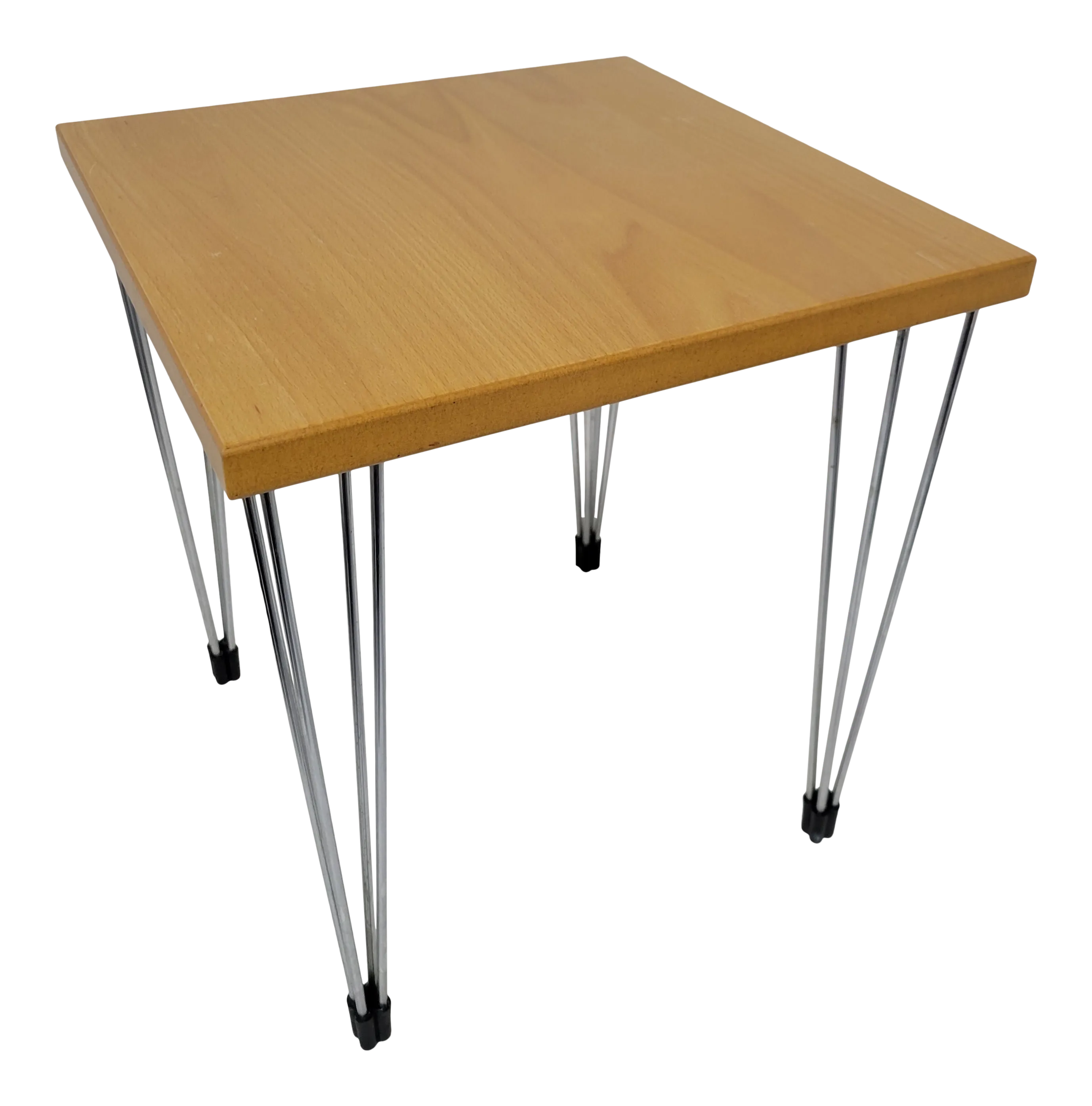 1980s Fritz Hansen Attributed Danish Modern Pin Age Birch Side