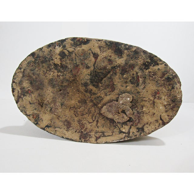 Brutalist Studio Pottery Vase – Hand-Built Stoneware, Volcanic Texture, Circa 1970s For Sale - Image 13 of 13