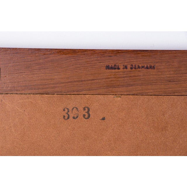 Large Danish Teak Wall Mirror from Pedersen and Hansen, 1960s For Sale - Image 14 of 16