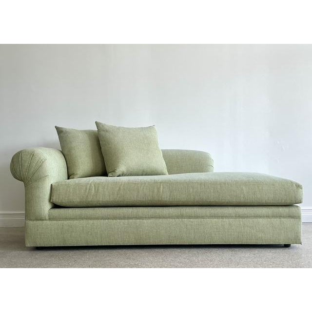 Vintage Kreiss Roll Arm Chaise Lounge For Sale - Image 11 of 12