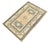 Apricot 3x5 Antique-Style Apricot & Blue Medallion Rug, Ariana Hazara Caucasian Design For Sale - Image 8 of 8