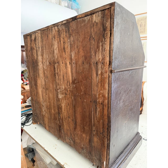 Antique Secretaire with 3 Drawers, 1760 For Sale - Image 12 of 16