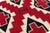 6x9 Handmade Modern Navajo Style Wool Rug - Vibrant Red Geometric Design For Sale - Image 4 of 10