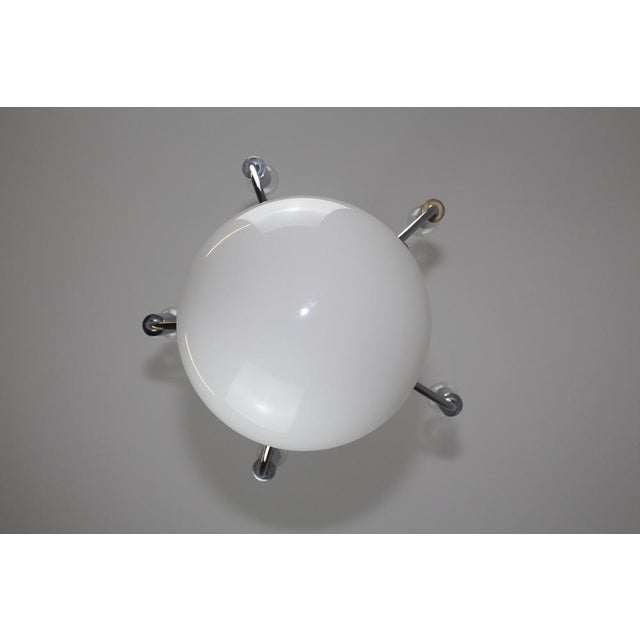 Opaline Glass Chandelier, 1920s For Sale - Image 17 of 18