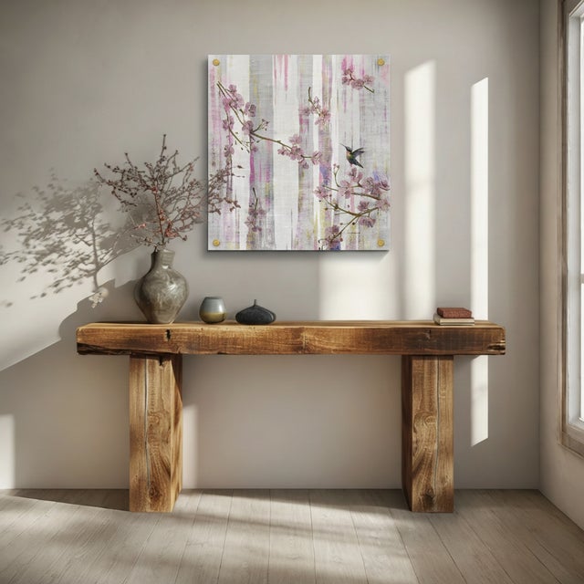 Bring a burst of vibrant energy to your space with the Blossom Fantasia Pink Fressia Acrylic Art. Measuring 36x36 inches,...