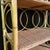 Vintage Open Back Shelf Unit with Bent Cane For Sale - Image 4 of 6