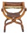 Brown Savonarola Chair, 1900s For Sale