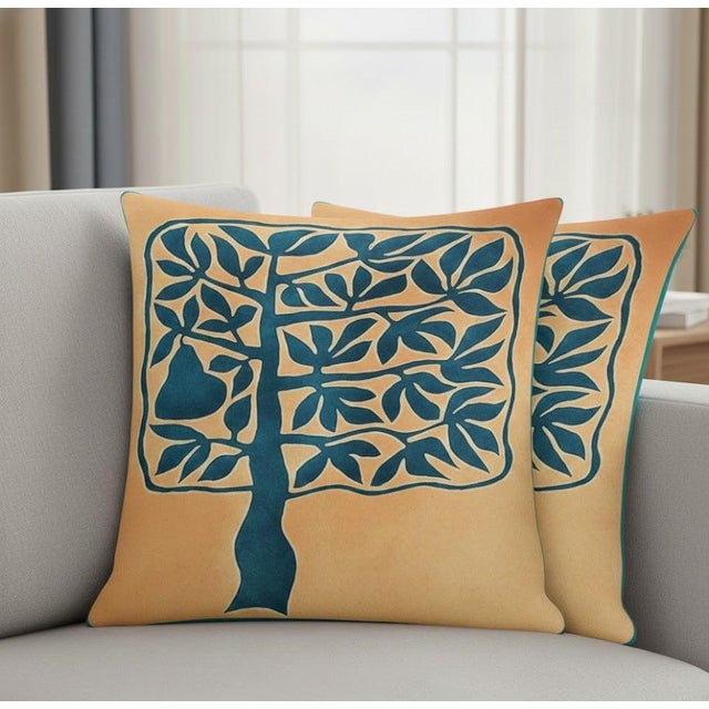 Exquisite Luxury Arts & Crafts Sofa Cushions/ Pillows Cushion Cover Only For Sale - Image 4 of 5