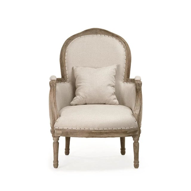 Woodview Arm Chair in Beige For Sale In Atlanta - Image 6 of 6