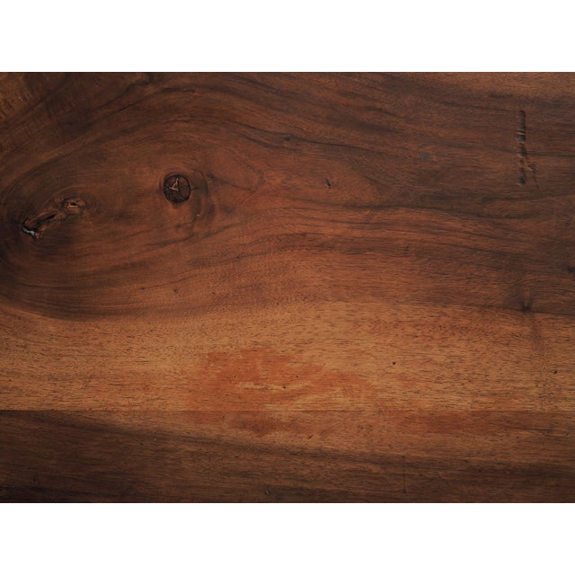 Modernist Oak and Walnut Table, France, 1940s For Sale - Image 15 of 16
