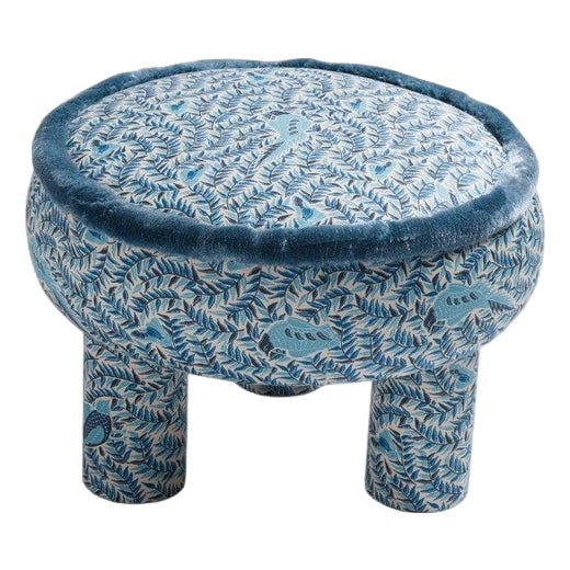 Ludmila Pouf in Beech by Popus Editions For Sale