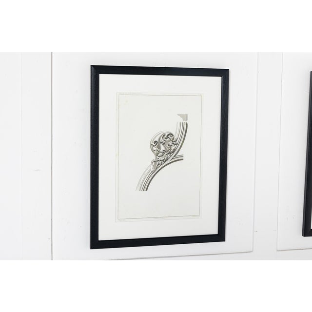 French Artist, Cathedral d'Auch, 1800s, Etchings, Set of 9 For Sale - Image 11 of 11