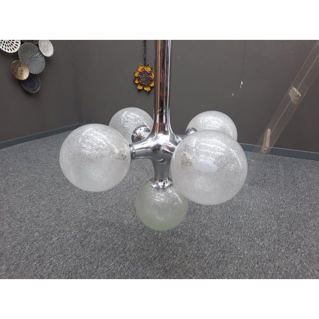 Space Age Atomic Ceiling Lamp, 1960s For Sale - Image 14 of 14