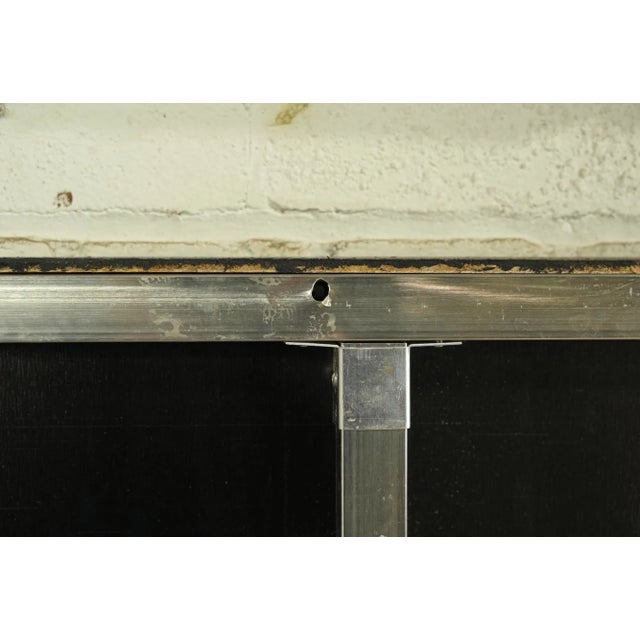 Newly Made Reclaimed Moscot's Optical Aluminum Marty Supreme Movie Prop Sign For Sale - Image 10 of 10