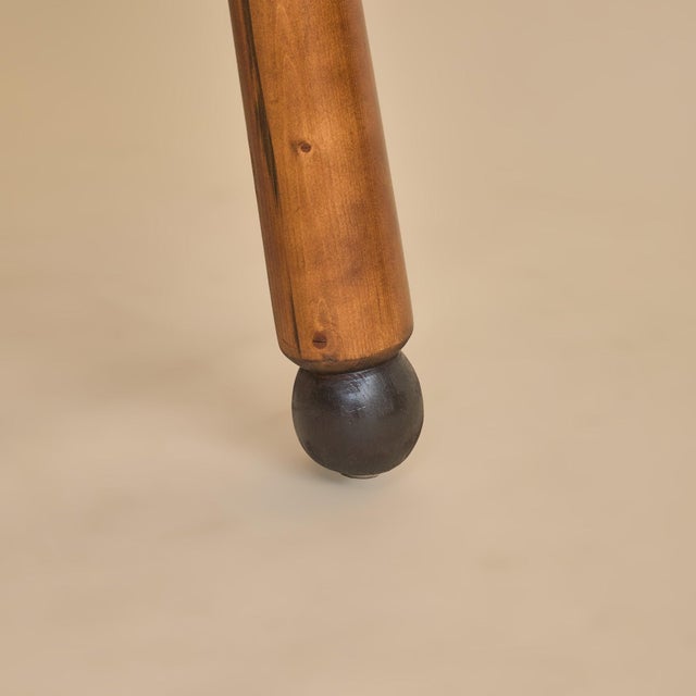 1960s French Wood Dining Table in the manner of Georges Robert, 1960s For Sale - Image 5 of 12