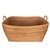 Artifacts Saboga Home Everything Basket with Hoop Handles in Honey Brown - 31" For Sale - Image 9 of 9
