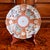 Japanese Japanese Scalloped Edge Meiji Dish in Orange and Gold For Sale - Image 3 of 10
