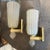 Two 1990s Barovier Style Mid-Century Modern Brass and Murano Glass Wall Sconces For Sale - Image 18 of 18